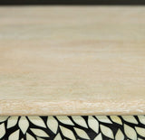 Foliage Black and White Sideboard
