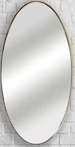 Slim Oval Mirror